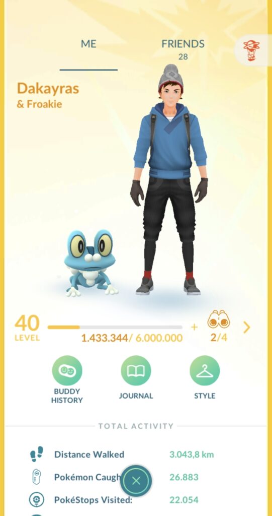 Pokémon GO trainer Dakayras