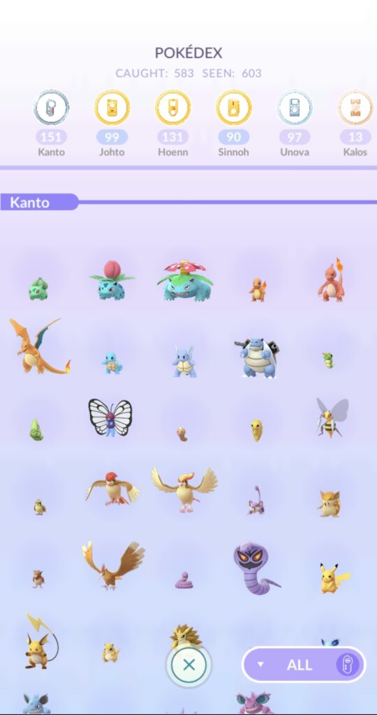 Pokémon GO Pokédex