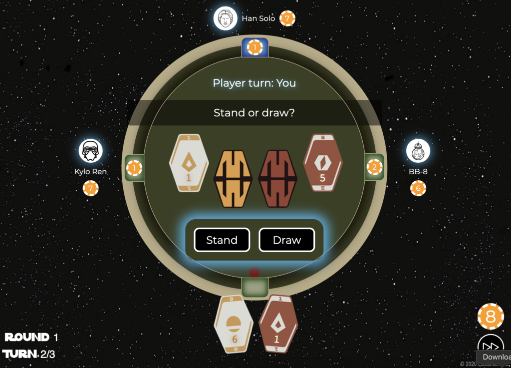 Kessel Sabacc webgame